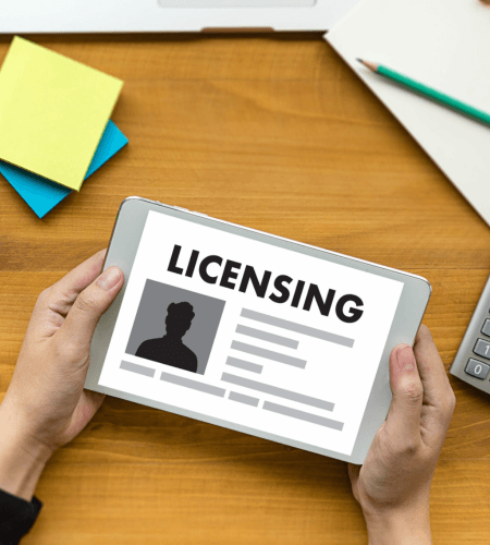 About Slider Card Licenses Image